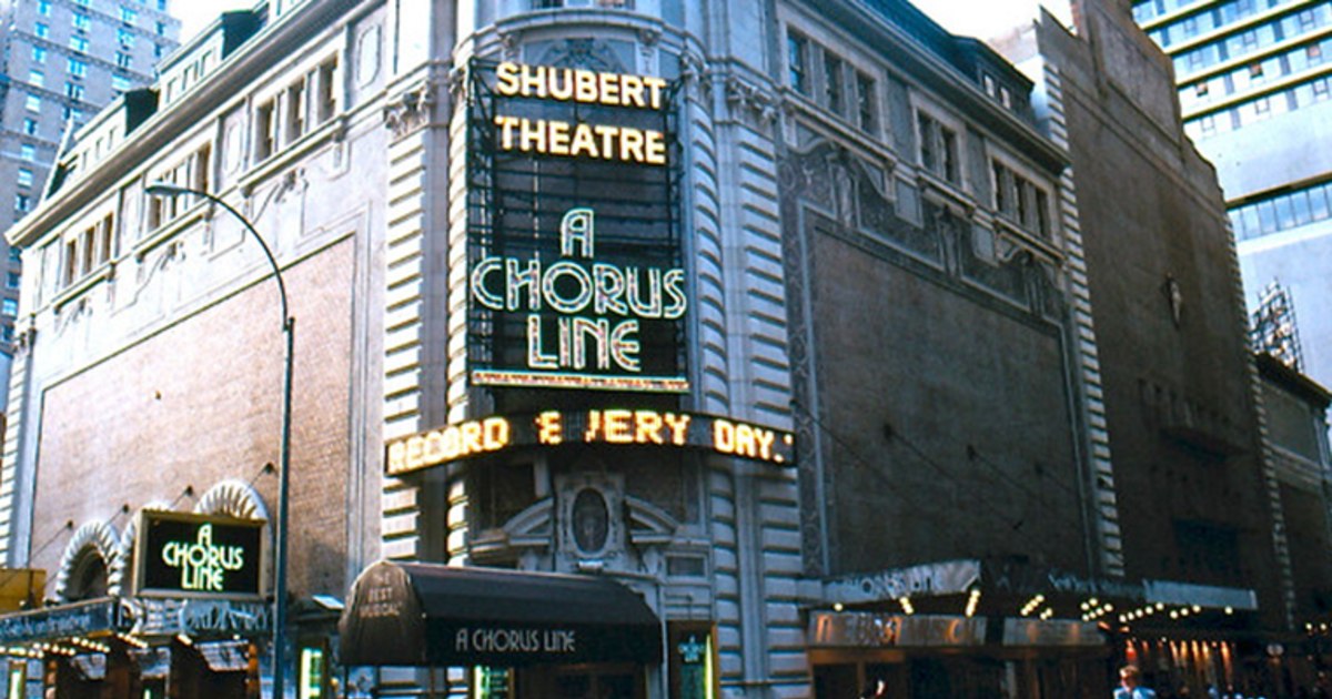 A Chorus Line at the Shubert Theater in New York City 1977