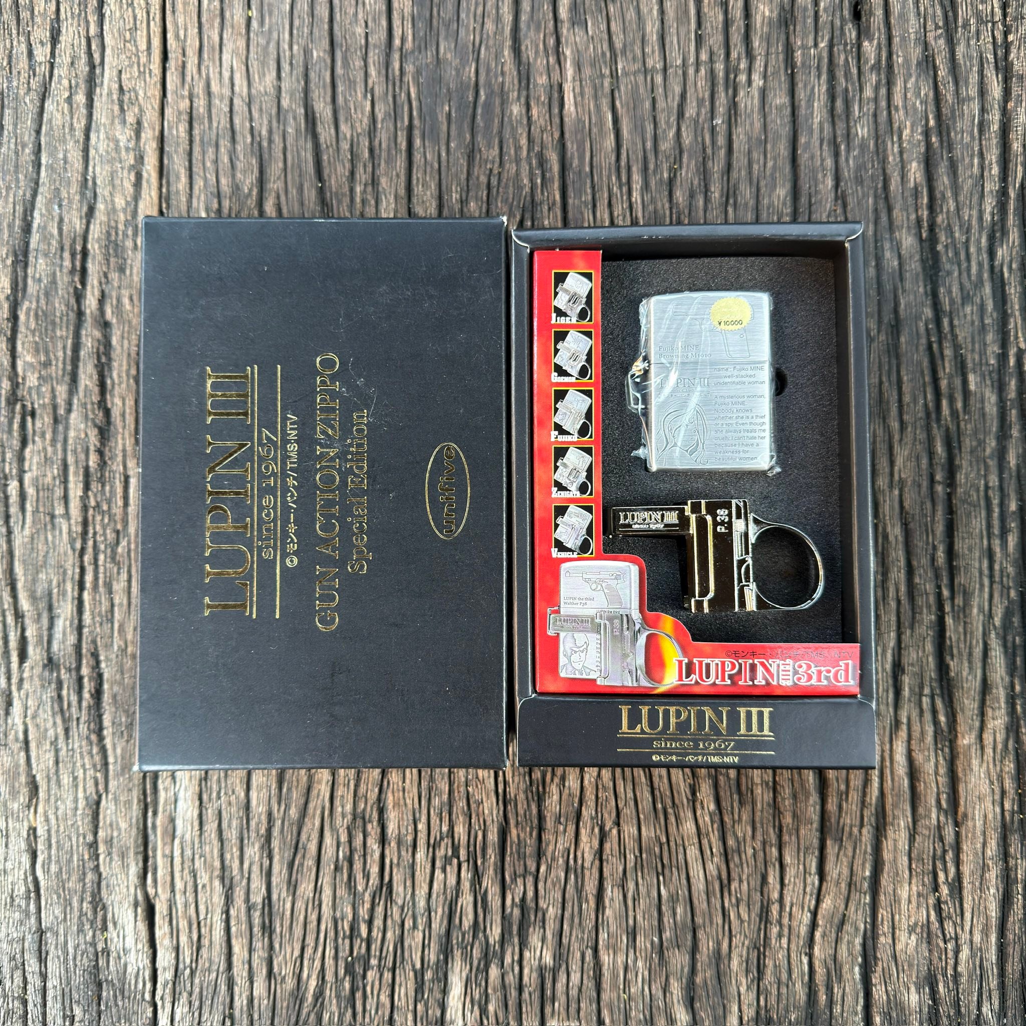 Zippo LUPIN Ⅲ Fujiko MINE GUN ACTION 公式ショップ