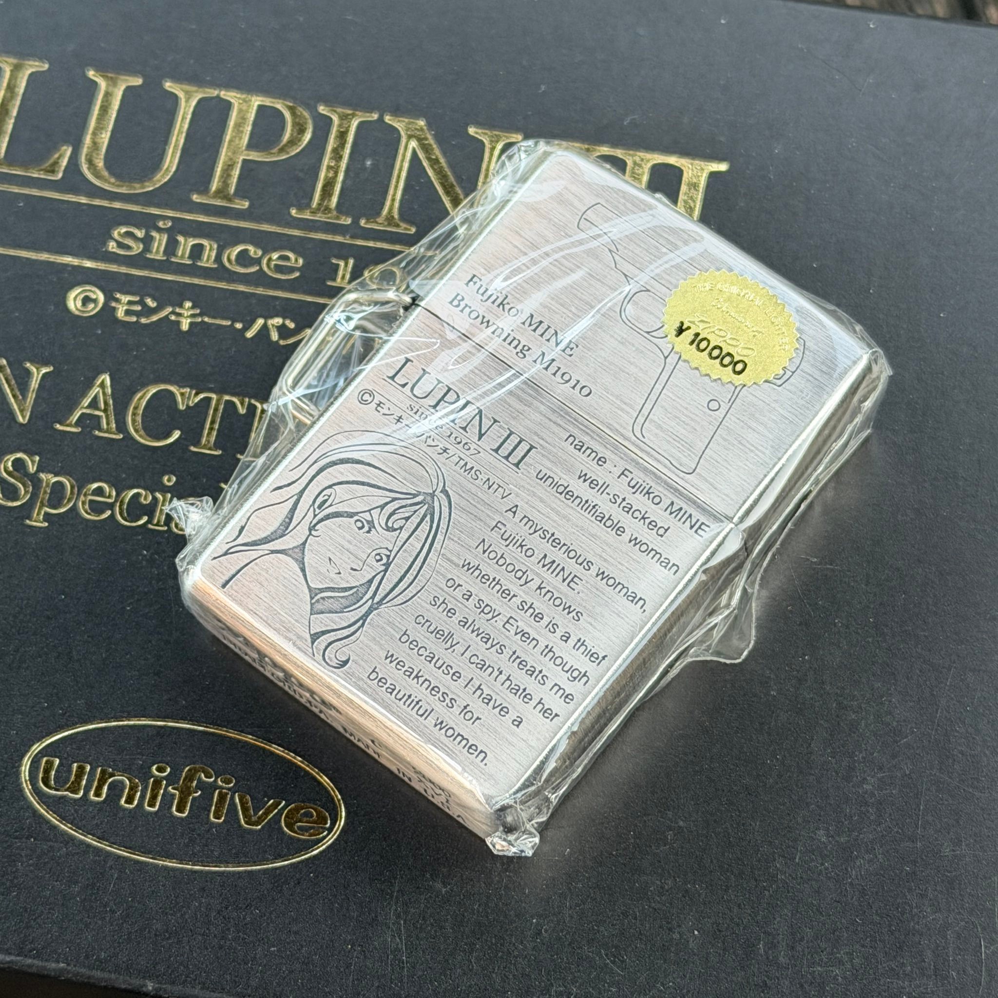 Zippo LUPIN Ⅲ Fujiko MINE GUN ACTION 公式ショップ