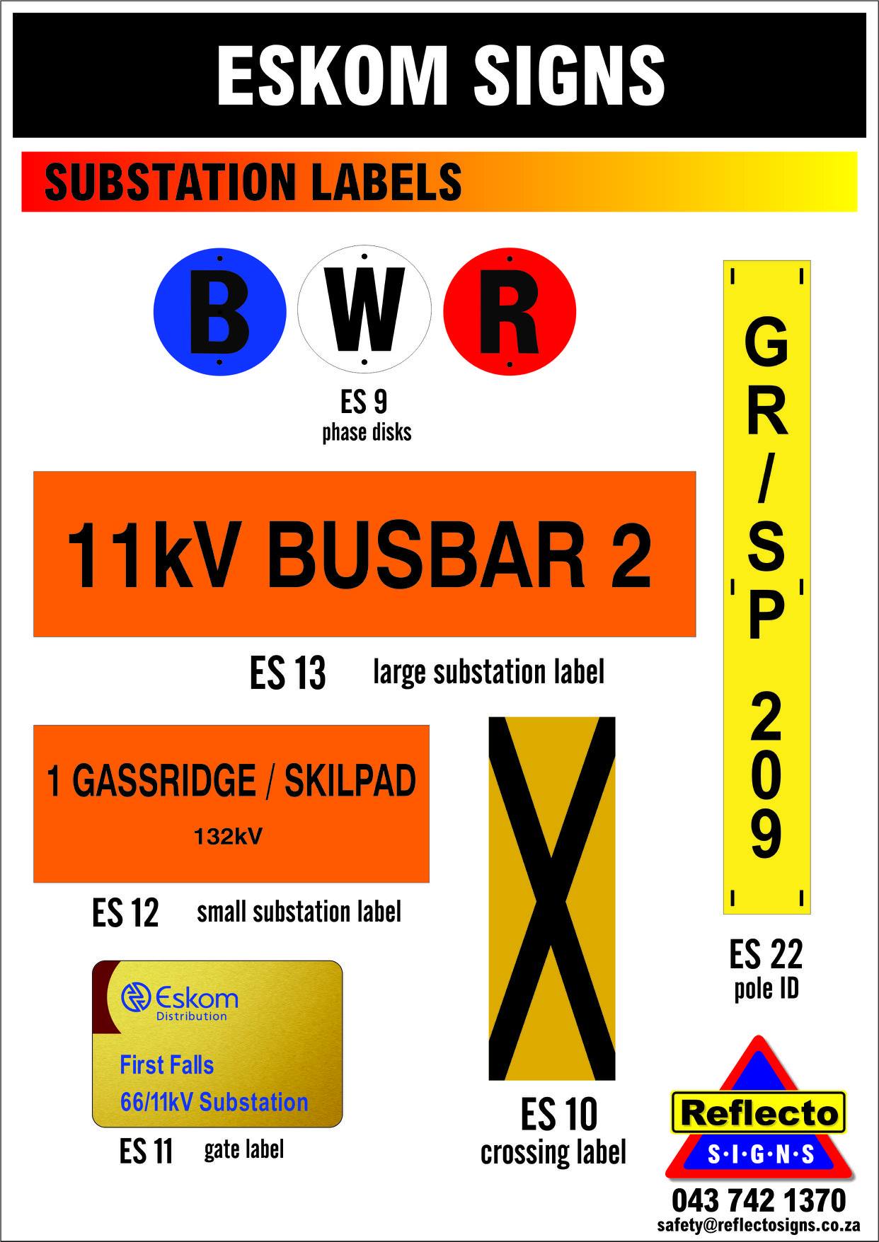 Reflecto Signs - ⚡️ Get all your ESKOM Spec signage at...