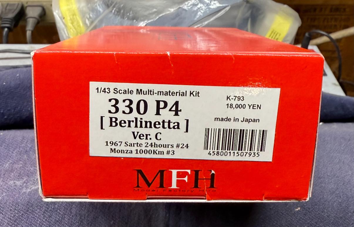 Building MFH Ferrari 330 P4 Berlinetta kit