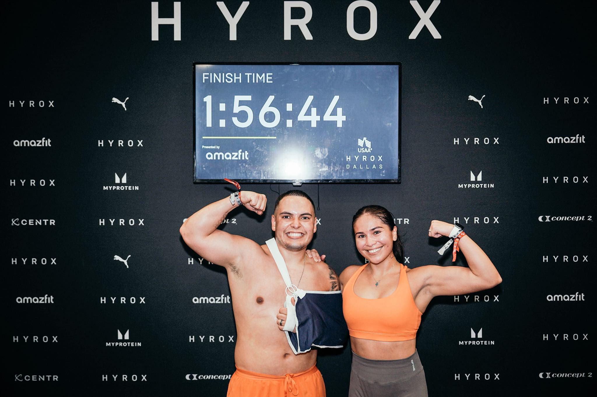 HYROX (Official Community) | first hyrox my husband Jonathan and I did ...