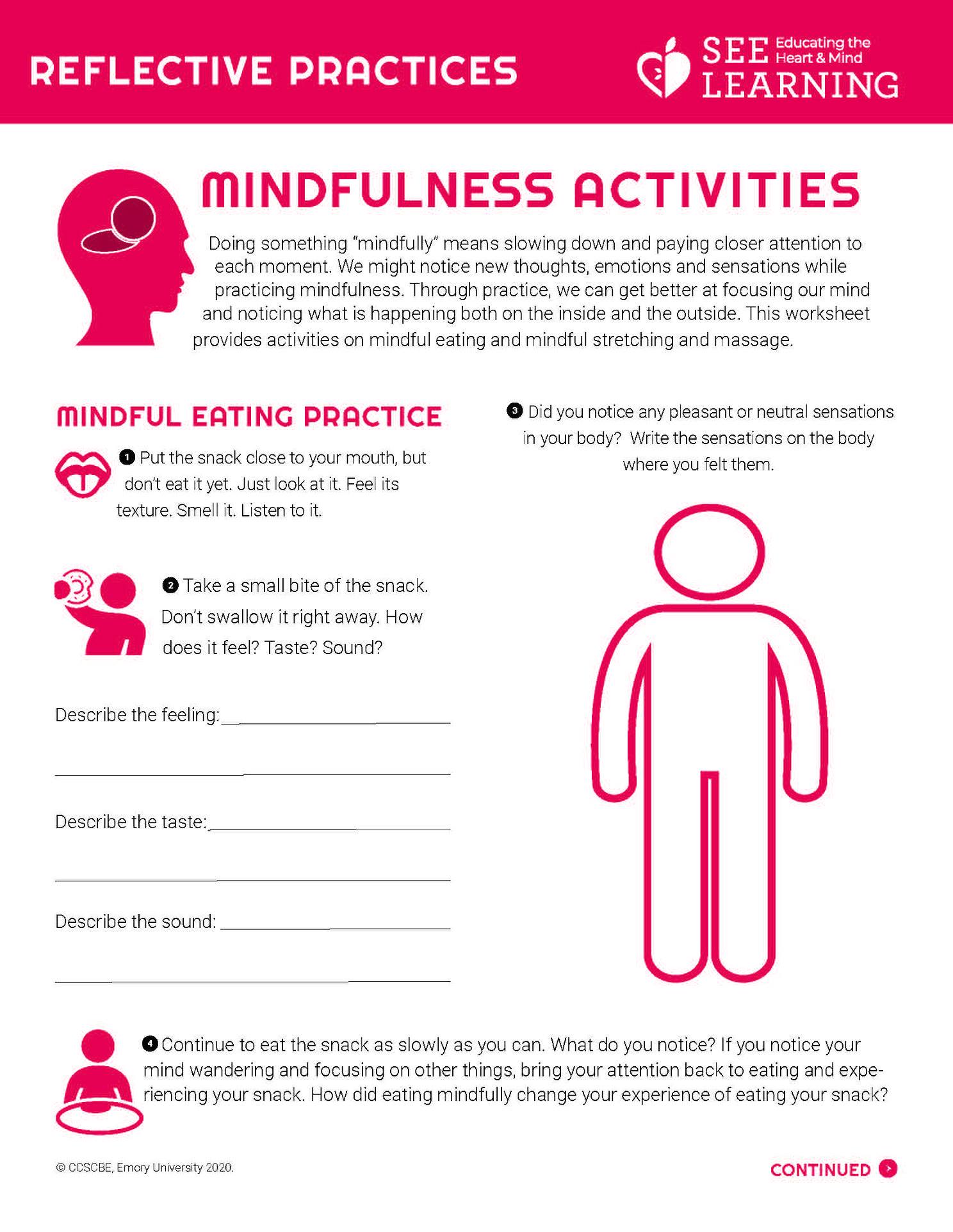 SEE Learning - New resource to share ️ ️ ️ Mindfulness... | Facebook