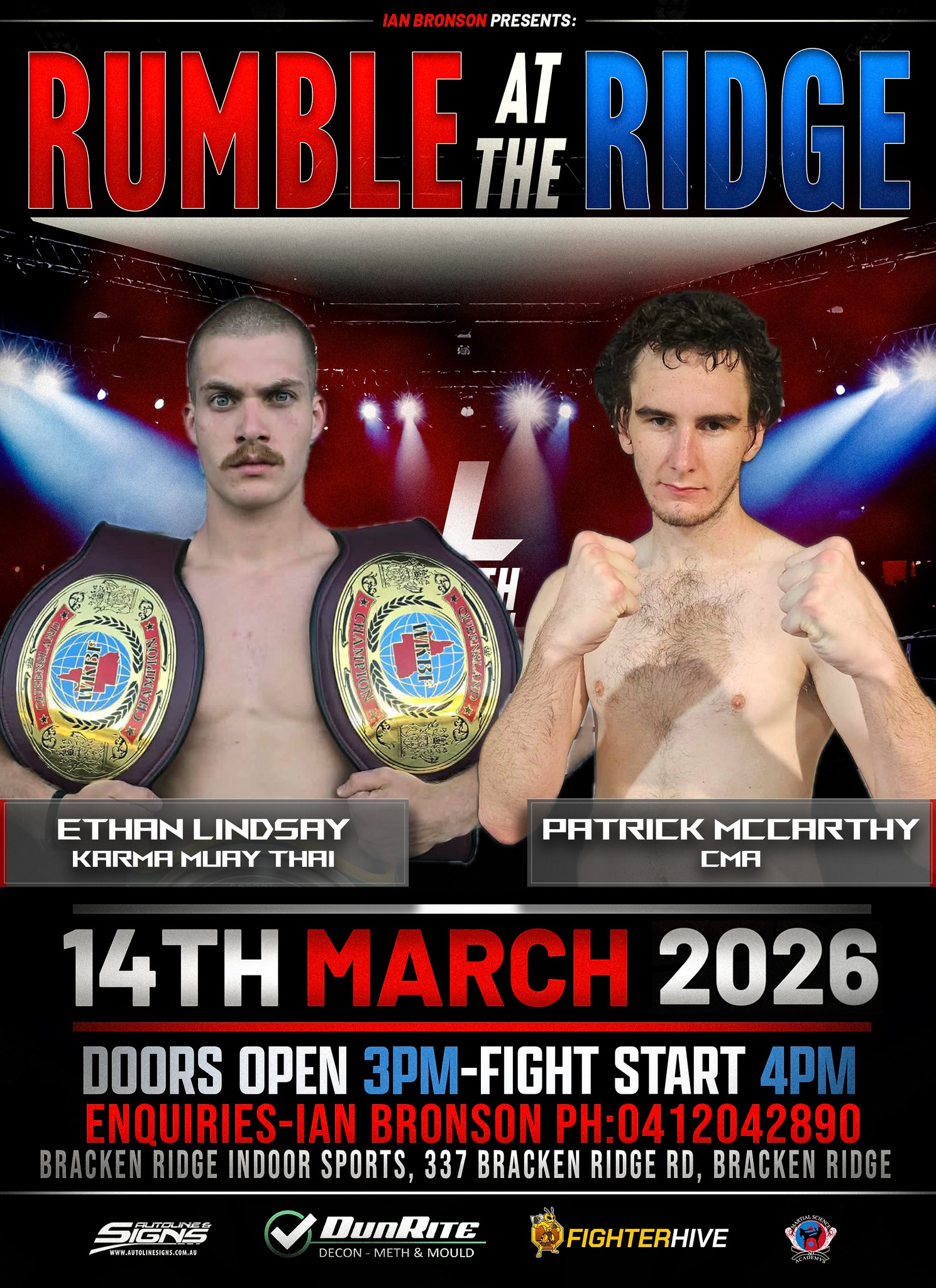 Rumble At The Ridge Fight Series | Bracken Ridge QLD