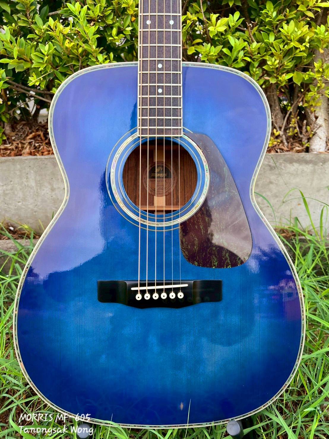 MORRIS MF-605 body Grand Auditorium: GA ปี 1990 ไม้หน้าแท้ (Solid