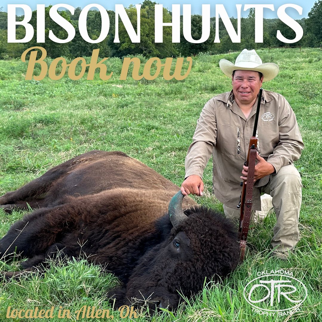 Bison Hunt? 🦬 SIGN ME 🆙... - Oklahoma Trophy Ranch - Bison