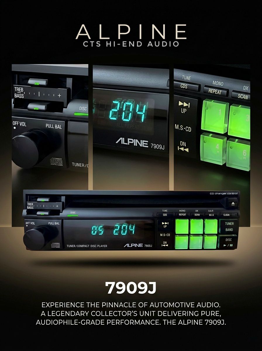 🎧✨The Best Of Sound Alpine CDA 7895J A tone you can feel.