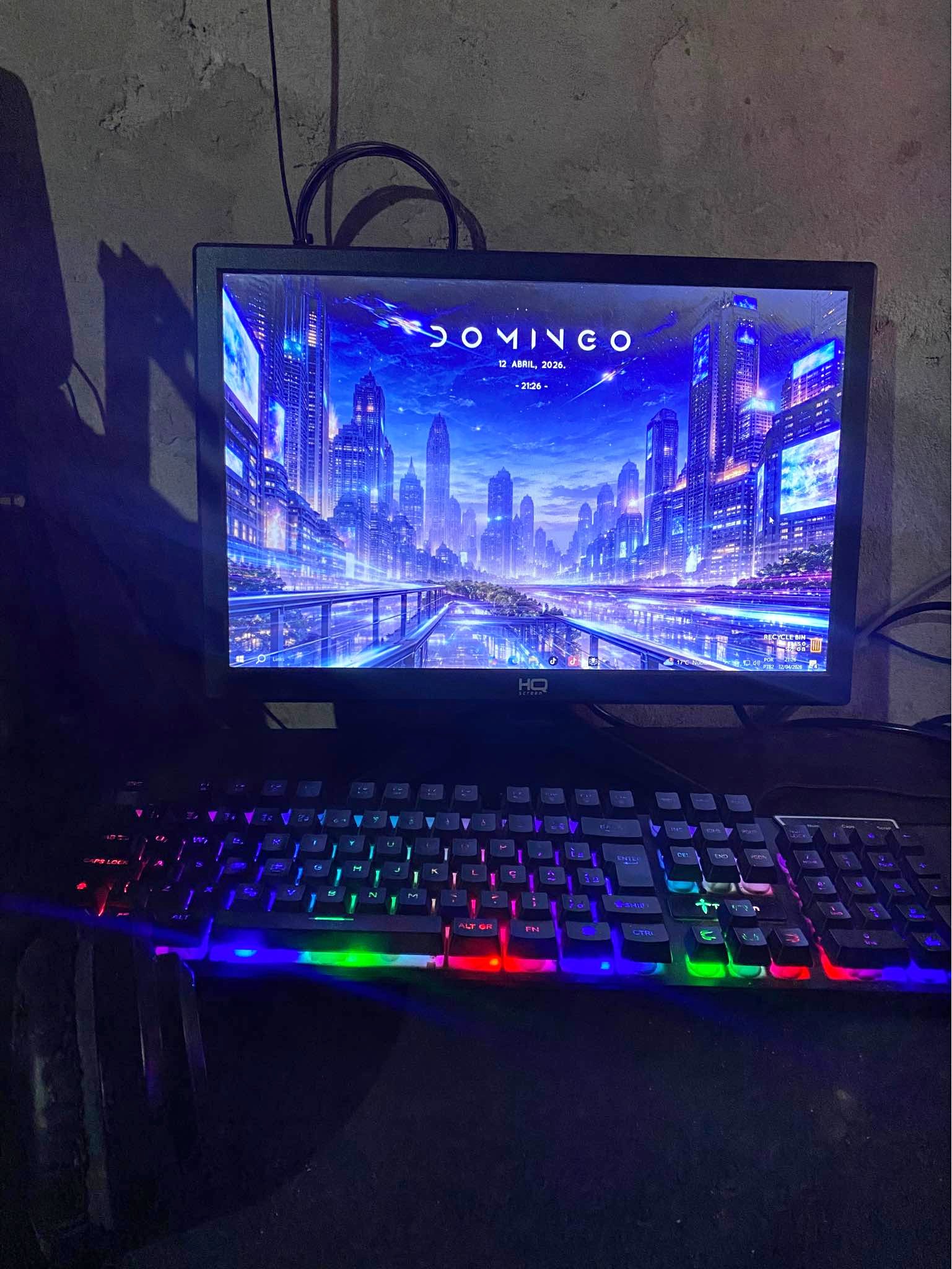PC Gamer Completo+ Monitor + periféricos - Desktop Computers - Cascavel ...
