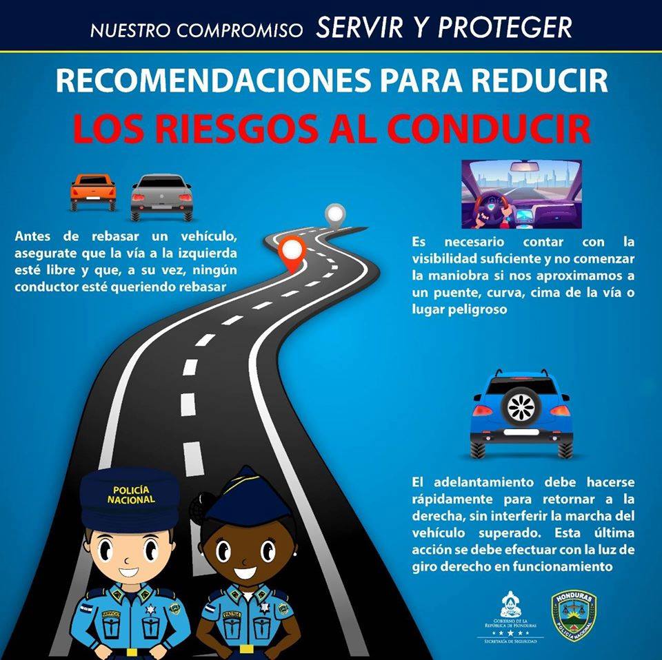 Policía - 🚗 RECOMENDACIONES PARA REDUCIR LOS RIESGOS AL CONDUCIR ⚠ 👉 ...