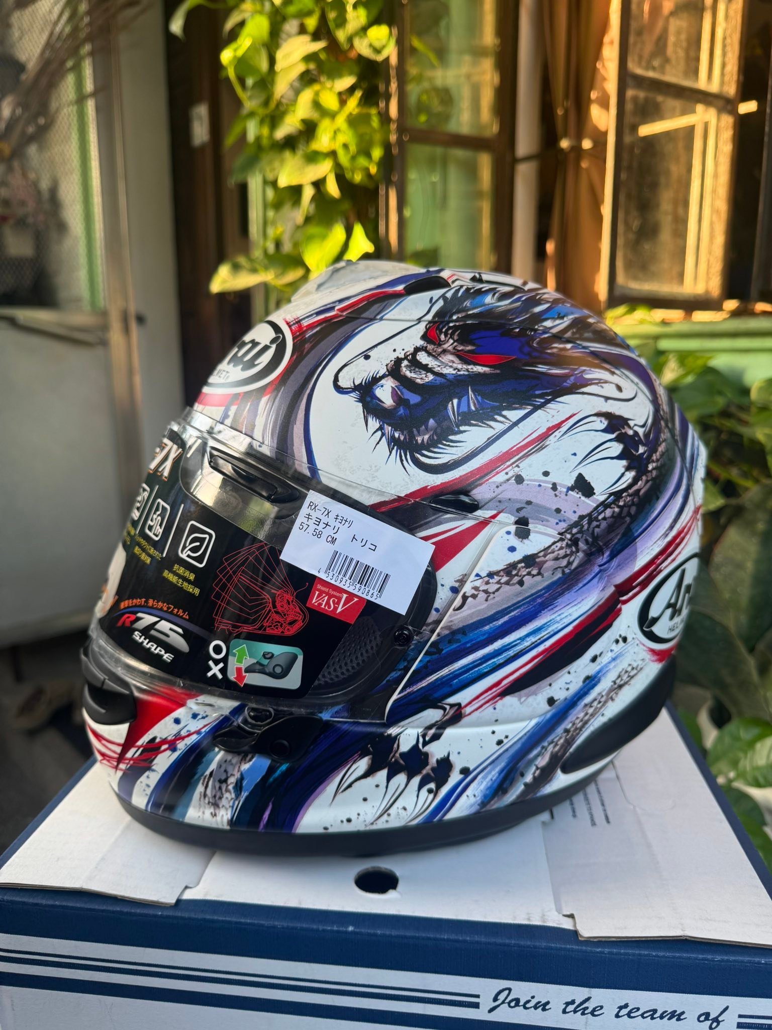 Arai RX7X Kiyonari helmet for sale