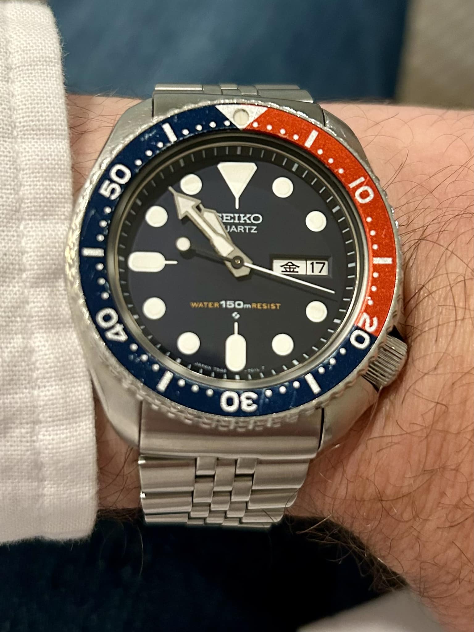 Happy Friday!!! 11/80' 7548-700B on a Z199 bracelet from Uncle Seiko.