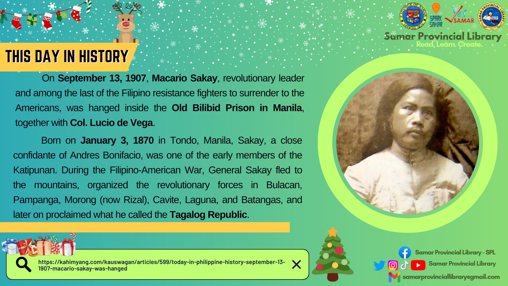 Today in Filipino... - Samar Provincial Library - SPL | Facebook