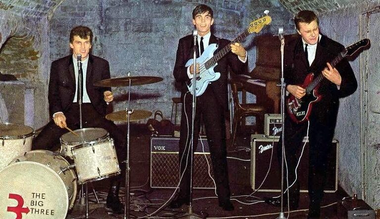 The Big Three** on stage at The Cavern.