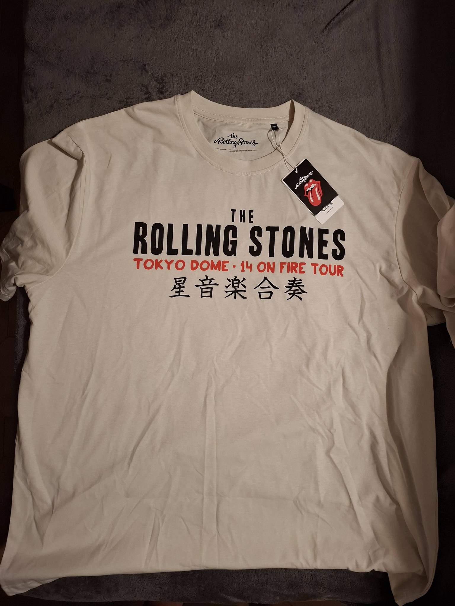 Rolling Stones Tokyo Dome 2014 tour t-shirt
