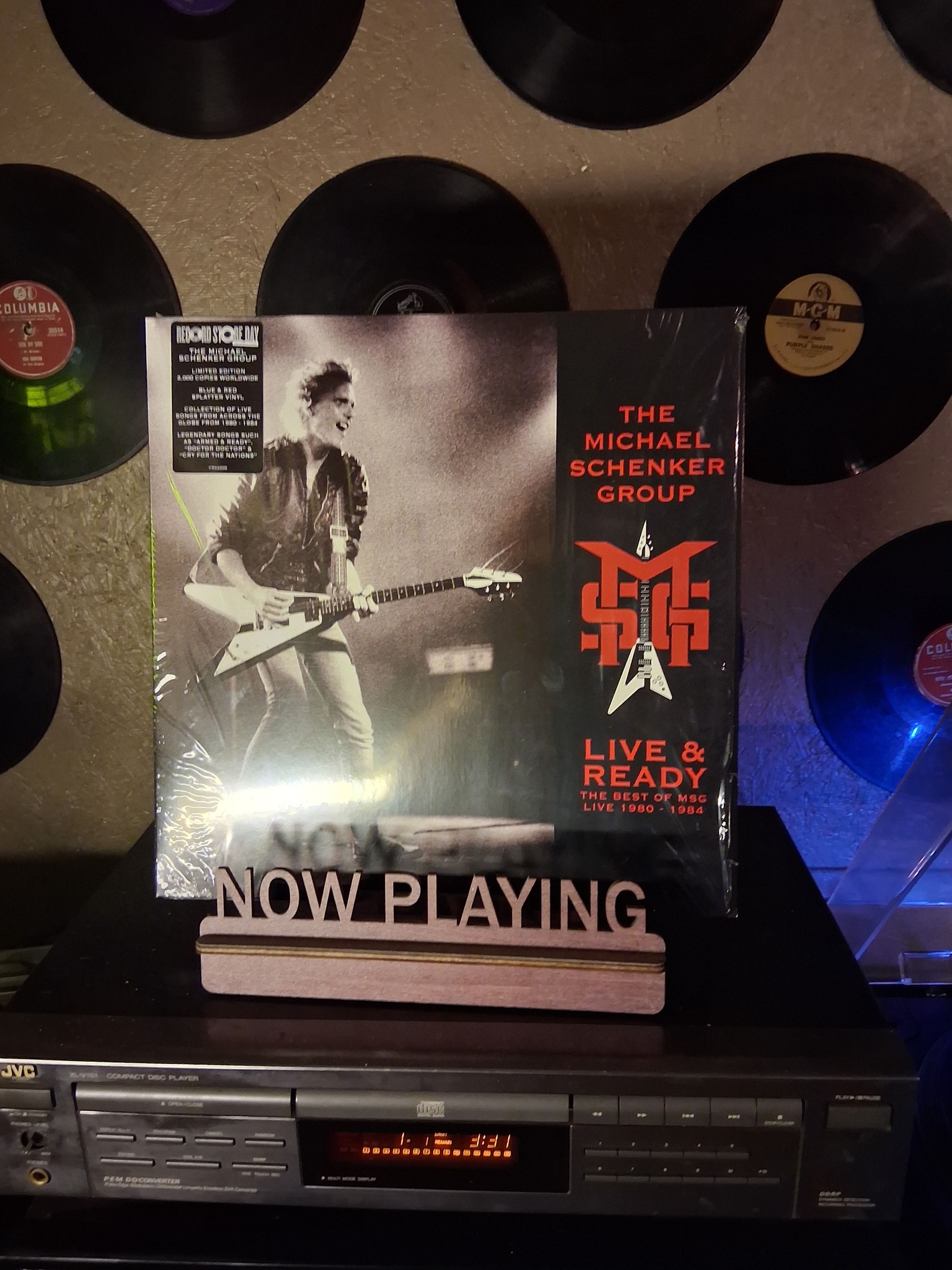 Live & Ready: The Best of MSG Live 1980 - 1984” will be issued on