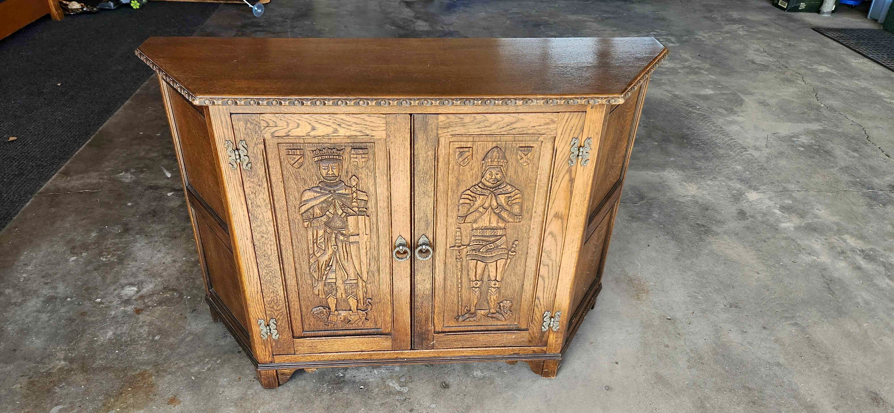Antique 0ak Cabinet - Cabinets & Hutches - Great Falls, Montana ...