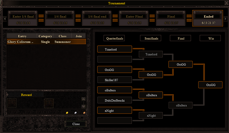 4Story - The Glory Coliseum - Summoner Tournament is over.... | Facebook