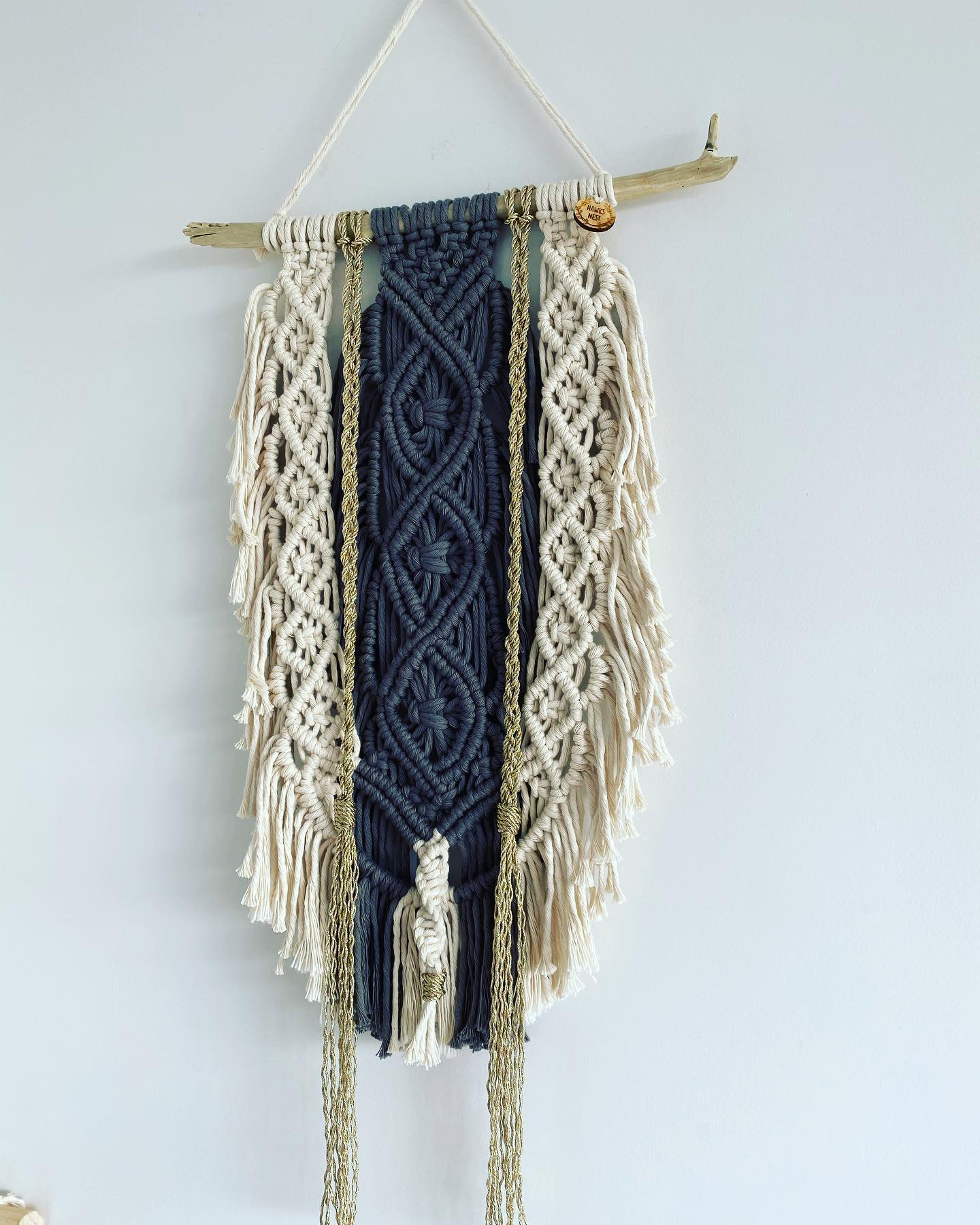 I named her “Golden Tears” for the... - Hawks Nest Macrame