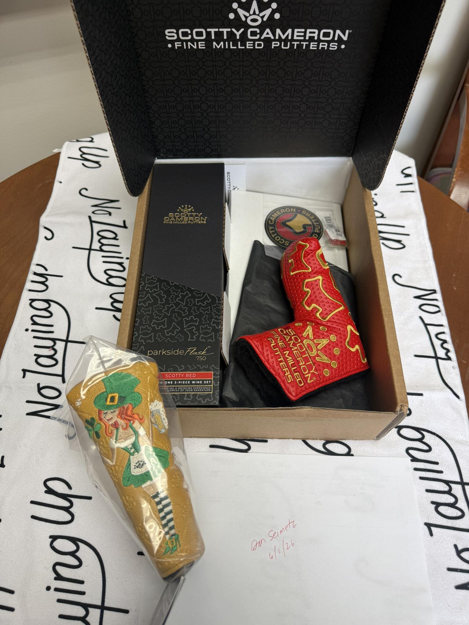 2026 Scotty Cameron membership kit with flask and putter cover