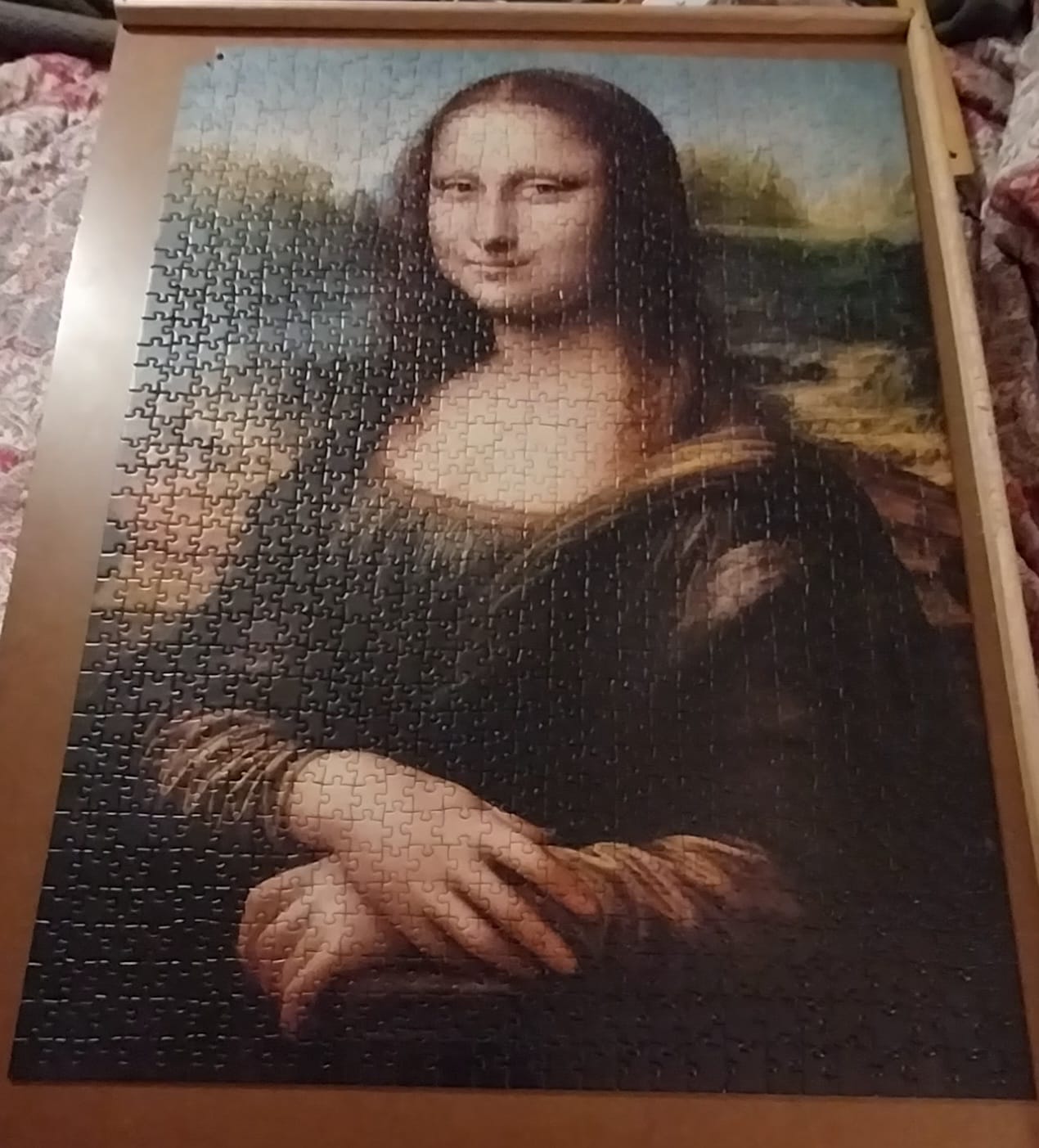 Just completed, 1000 piece Clementoni puzzle 