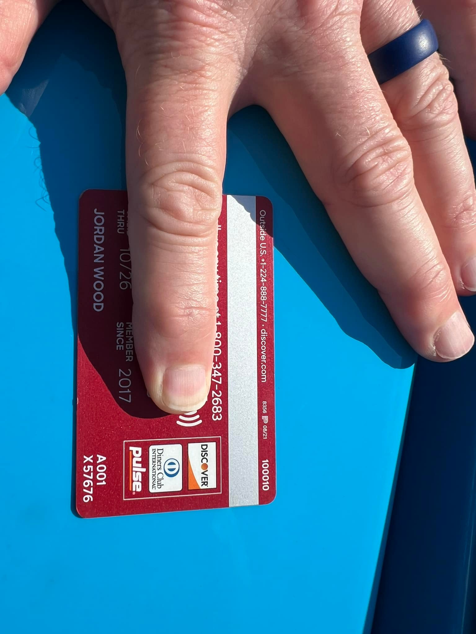 Lost Discover card at Price Chopper in Blue Springs