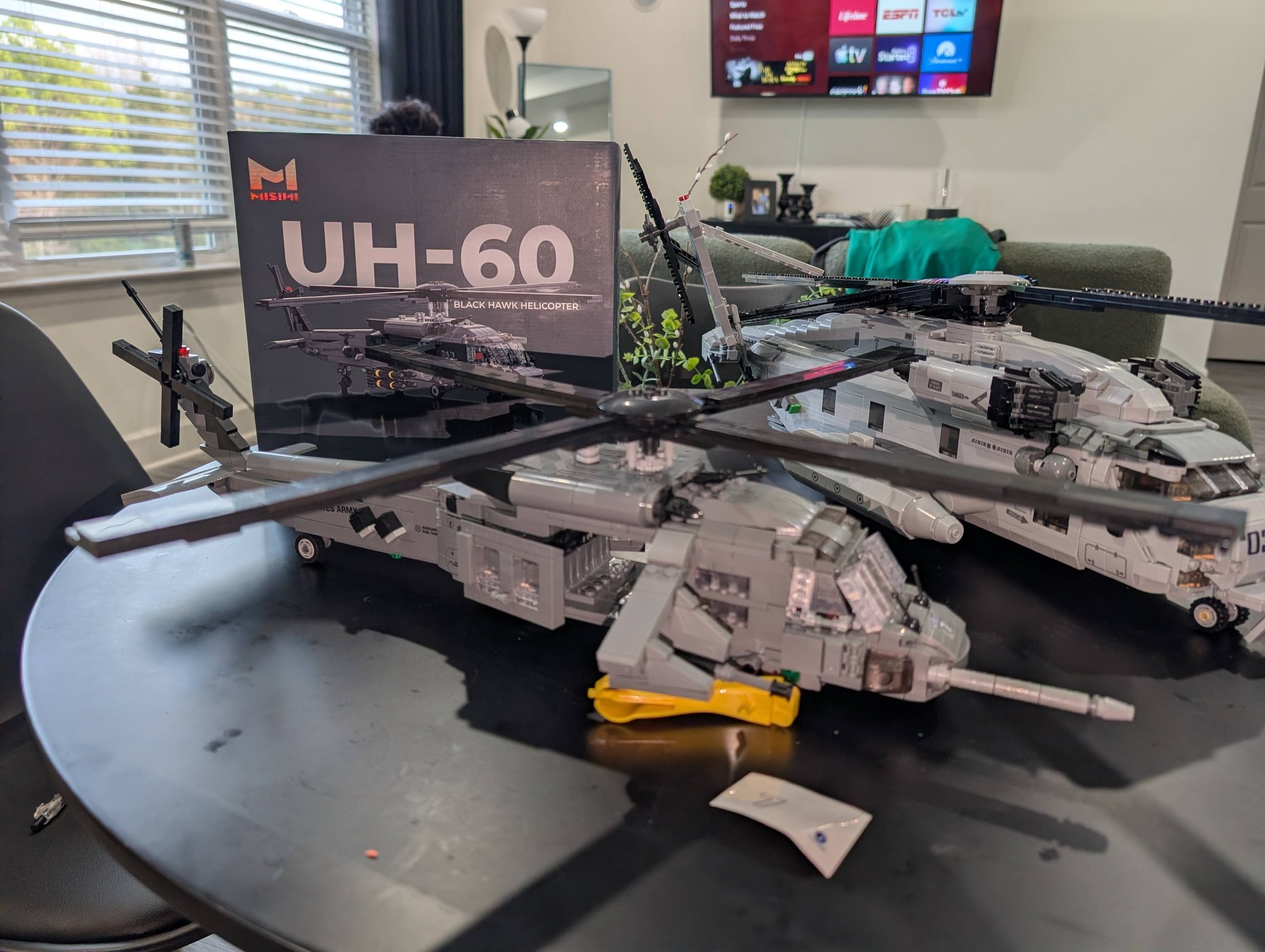 My LEGO MH-60T Jayhawk from Unicornbricks. Very happy with how she