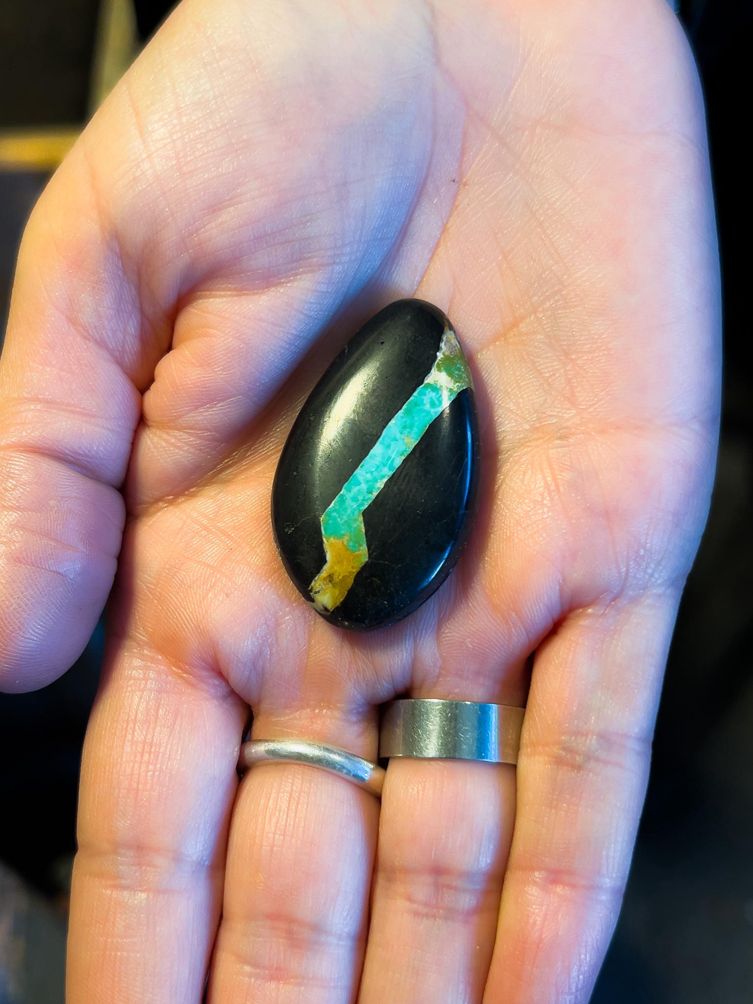 Look at this! 😮 👀 Every once in a great while, a stone comes