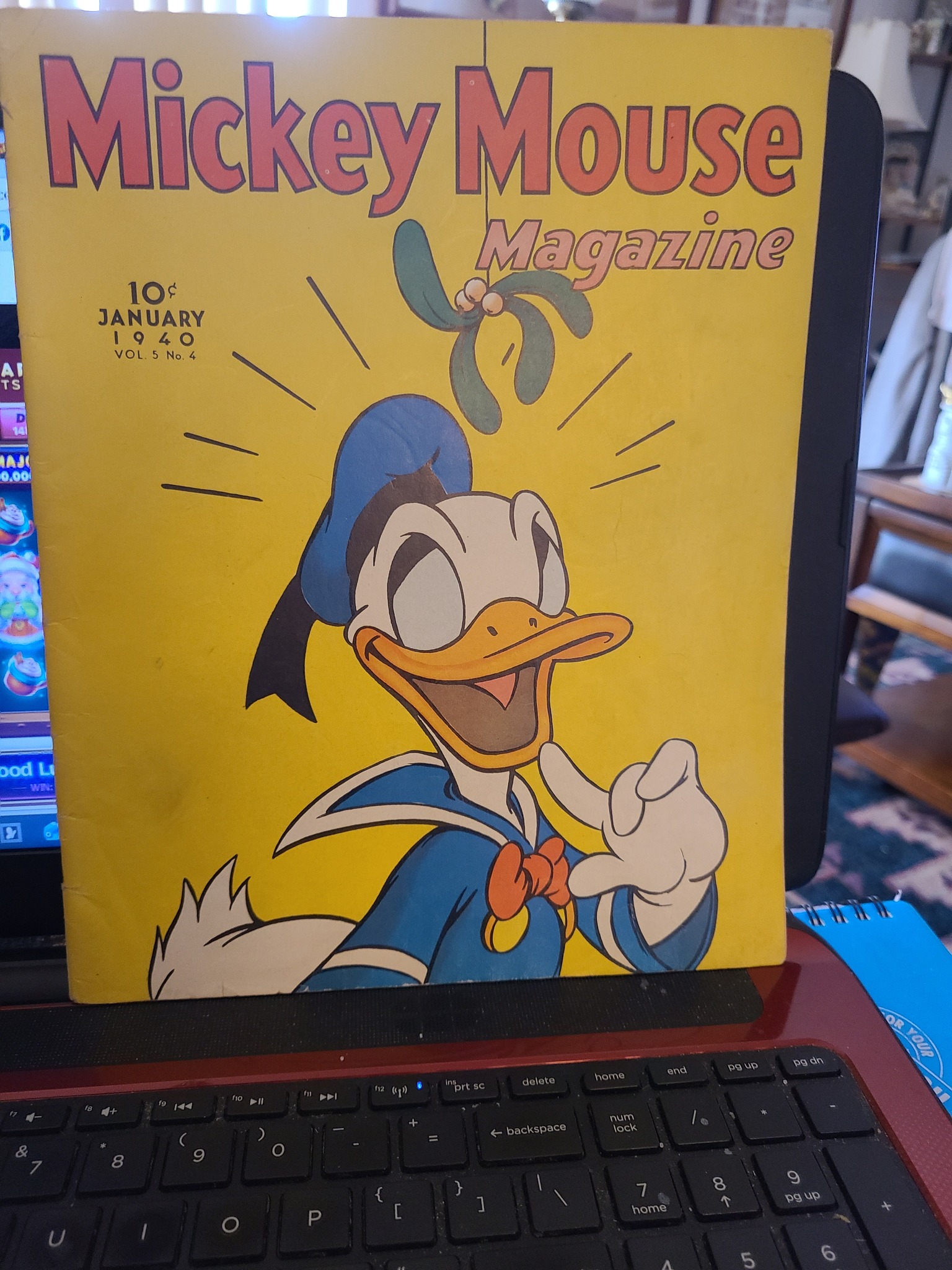 Vintage Mickey Mouse magazine gift idea