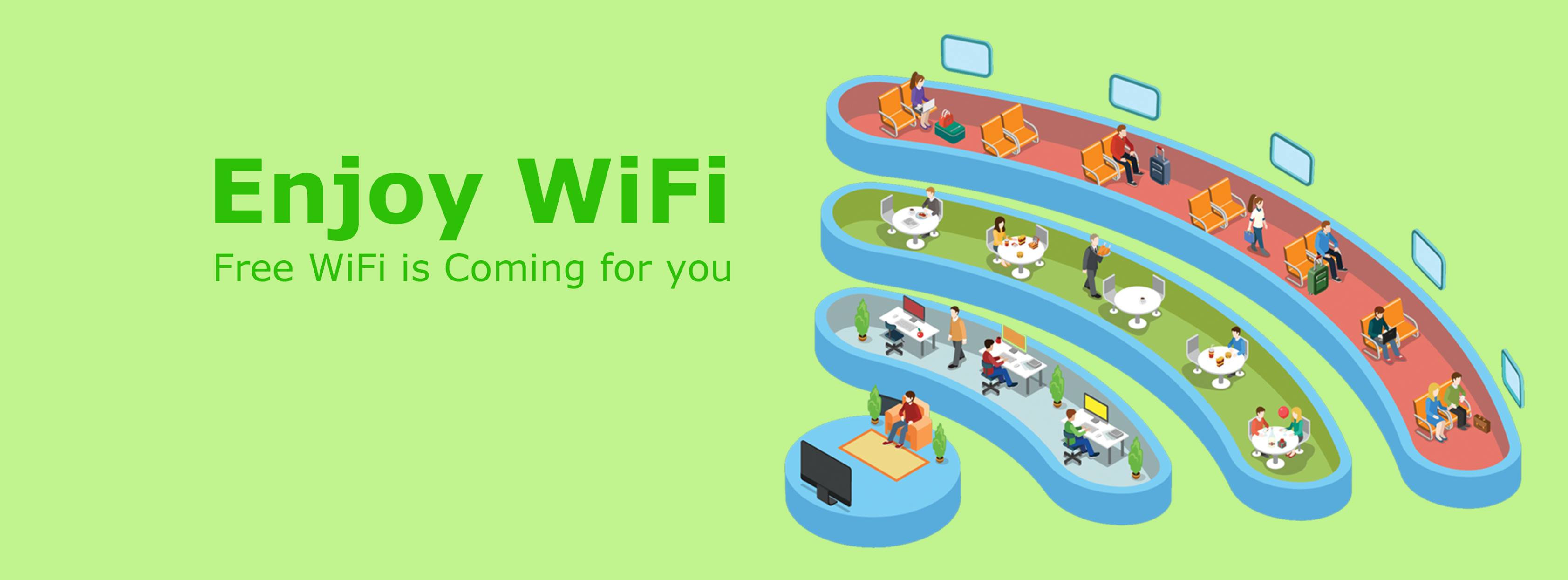 Enjoy WiFi—Free WiFi Connect