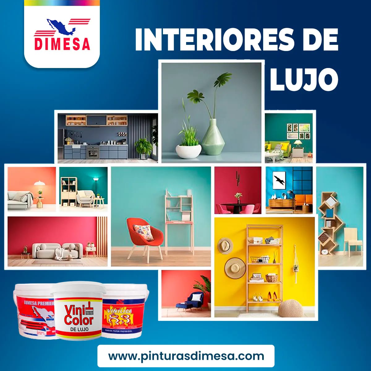 Dimesa Pinturas - Pinta de lujo tus espacios interiores,... | Facebook