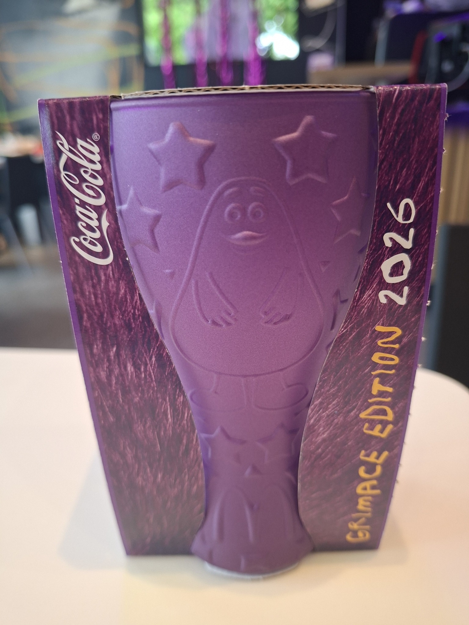 Found the grimace glass in Germany