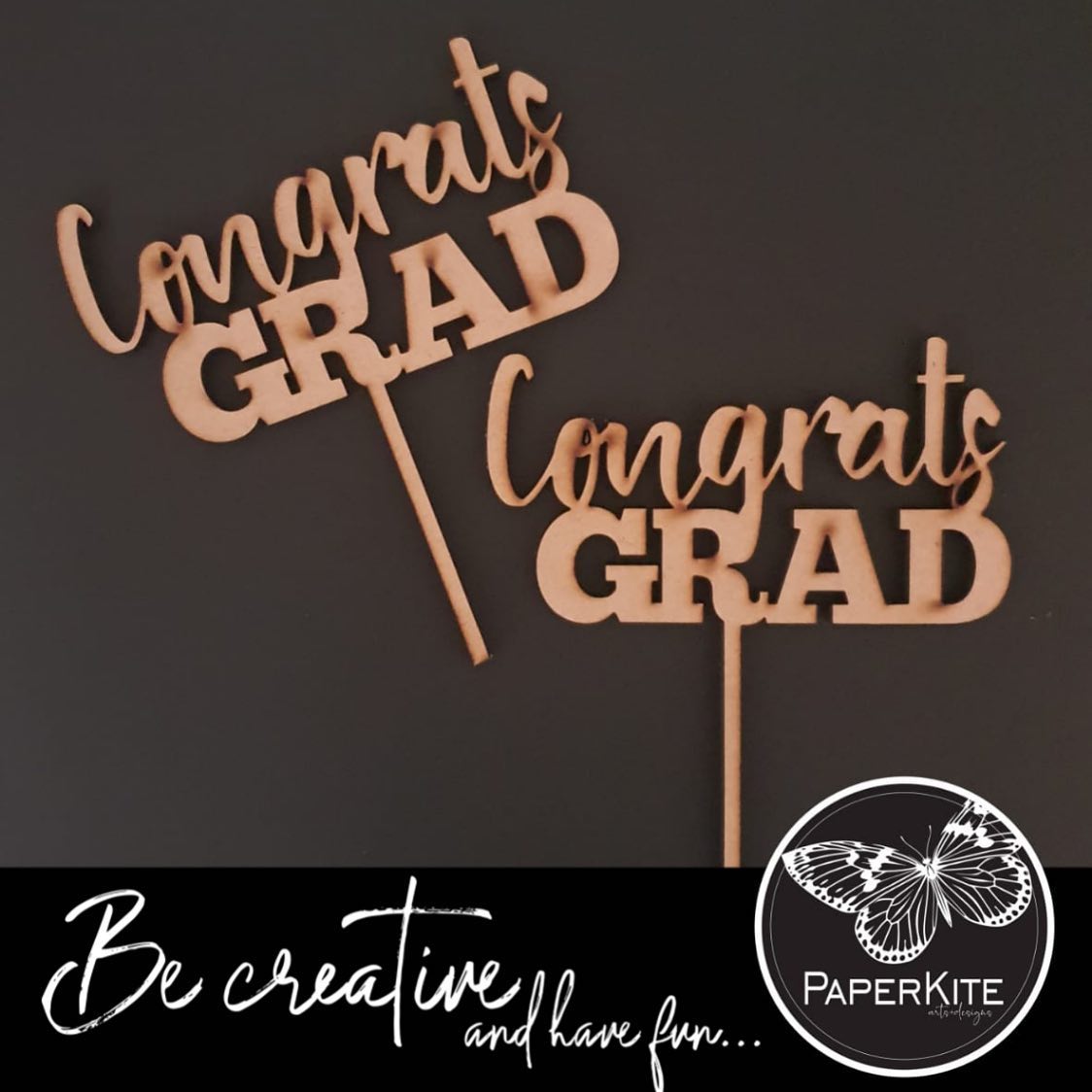 Paperkite - Cake toppers Congrats GRAD. #paperkitemx #graduaciones2020 ...