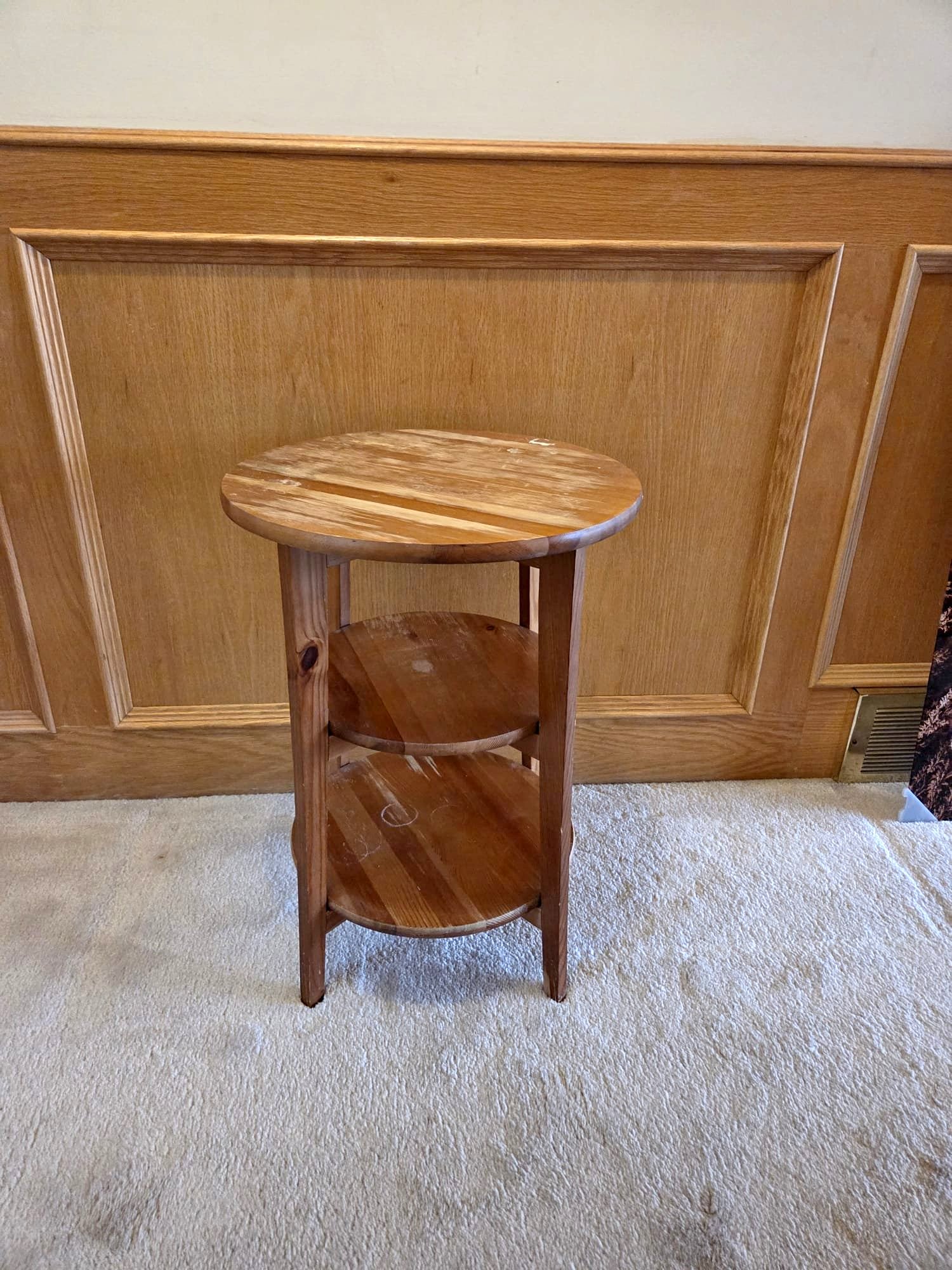 Wooden side table multi-layer - End & Side Tables - Calgary, Alberta ...