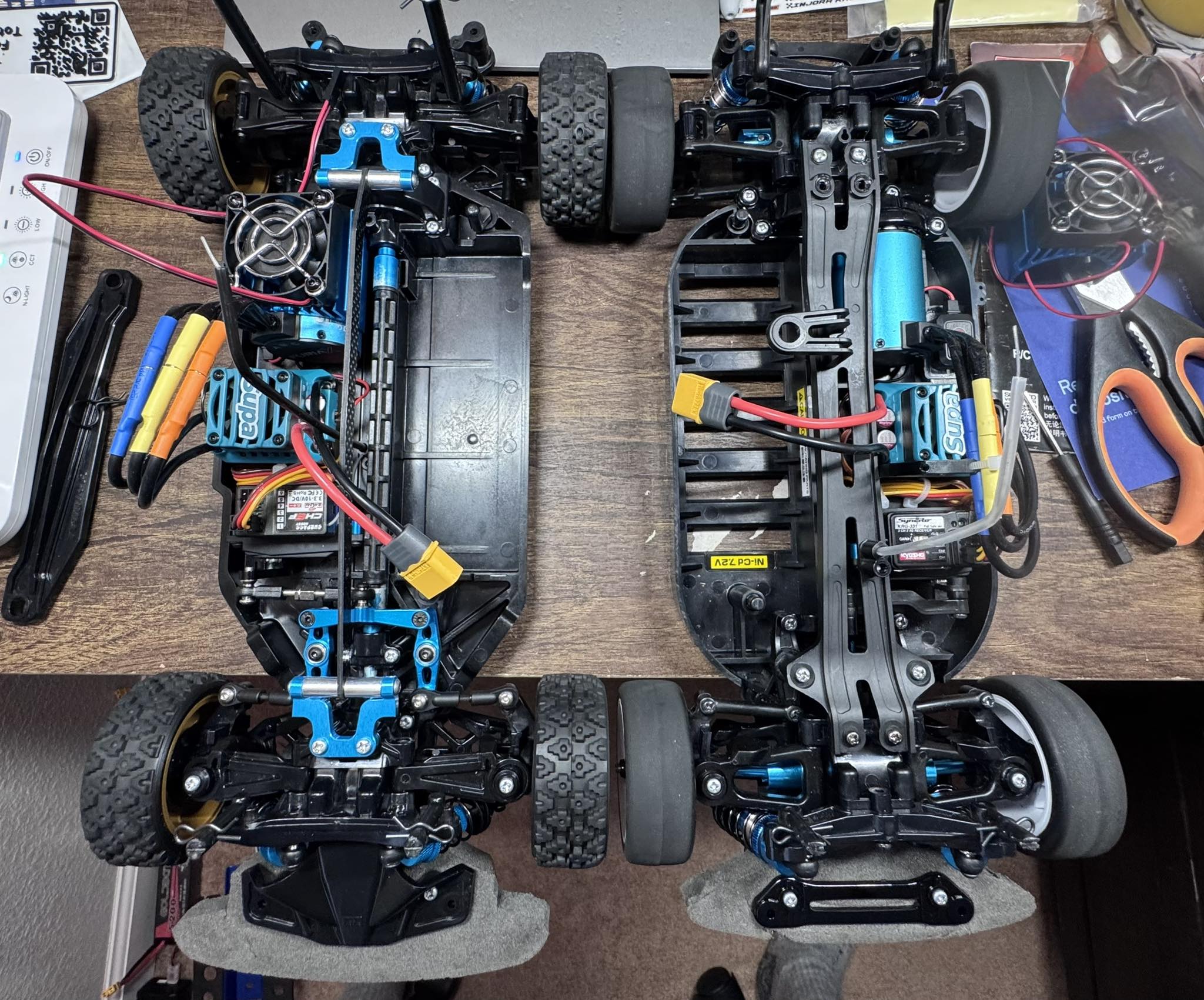 Rebuilding Tamiya TT-01 from scratch with custom modifications