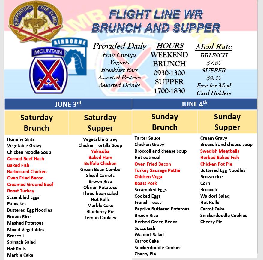 Flight Line Warrior Restaurant | Fort Drum NY