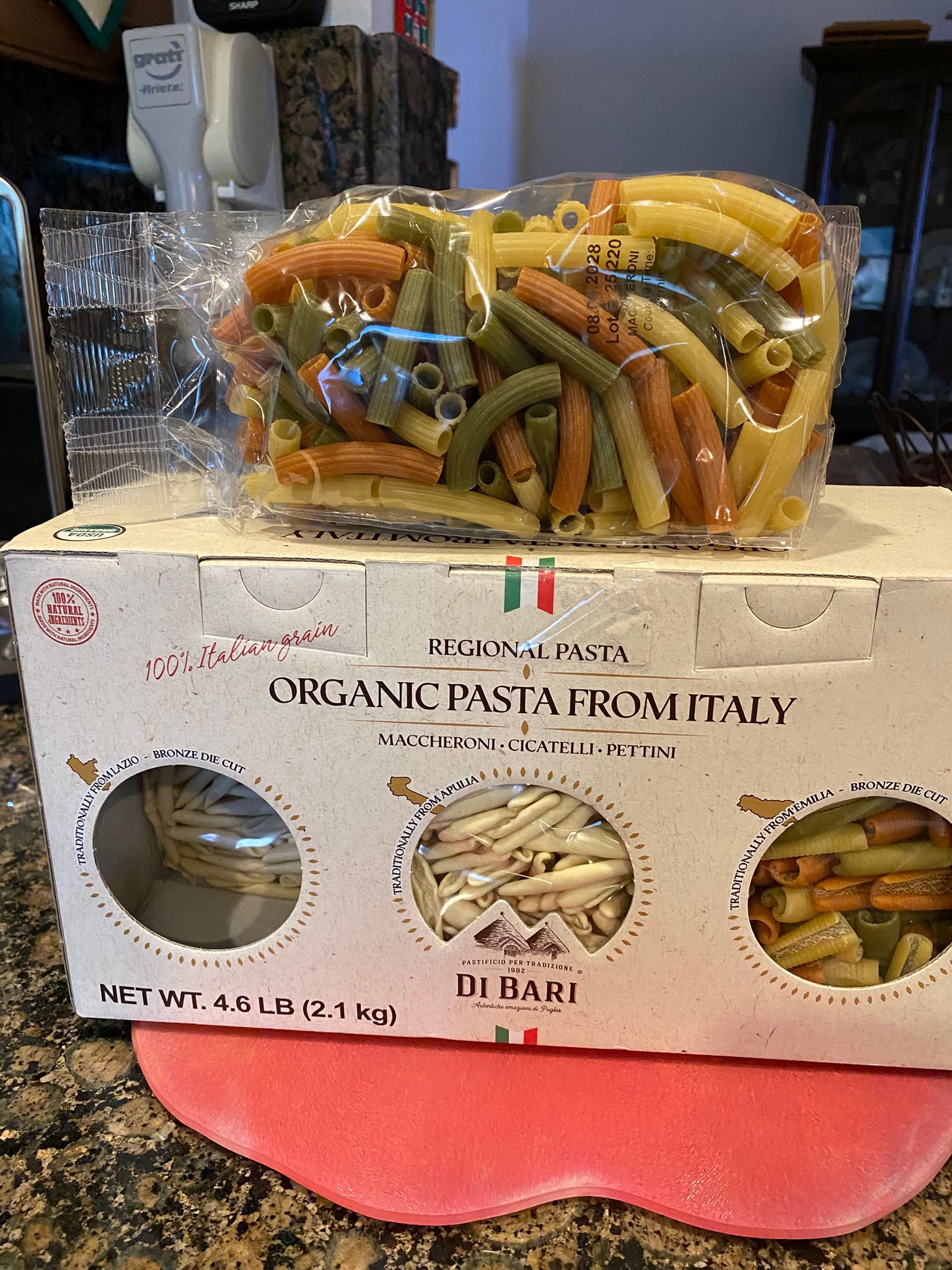 Italians who love Food | Dinner tonight, Tricolor Rigatoni Pasta made ...