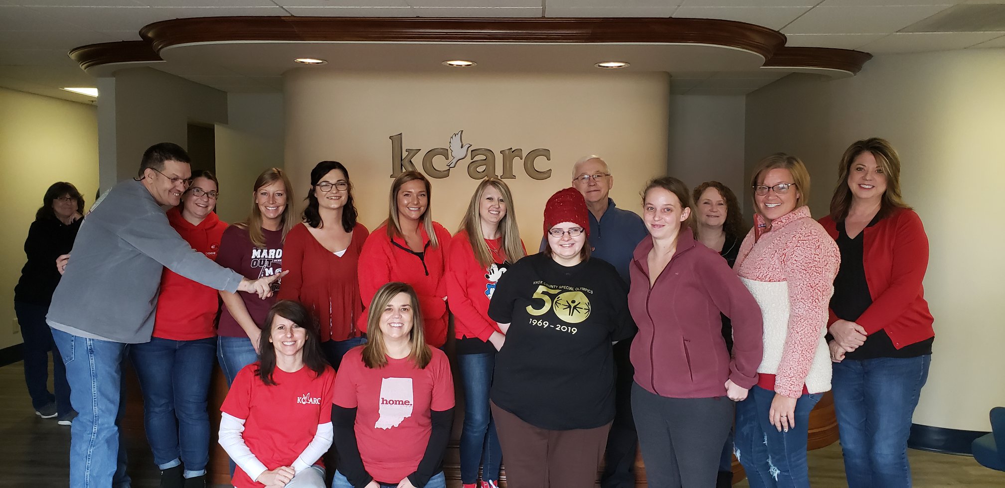 KCARC - Today employees of KCARC wore red in support of... | Facebook
