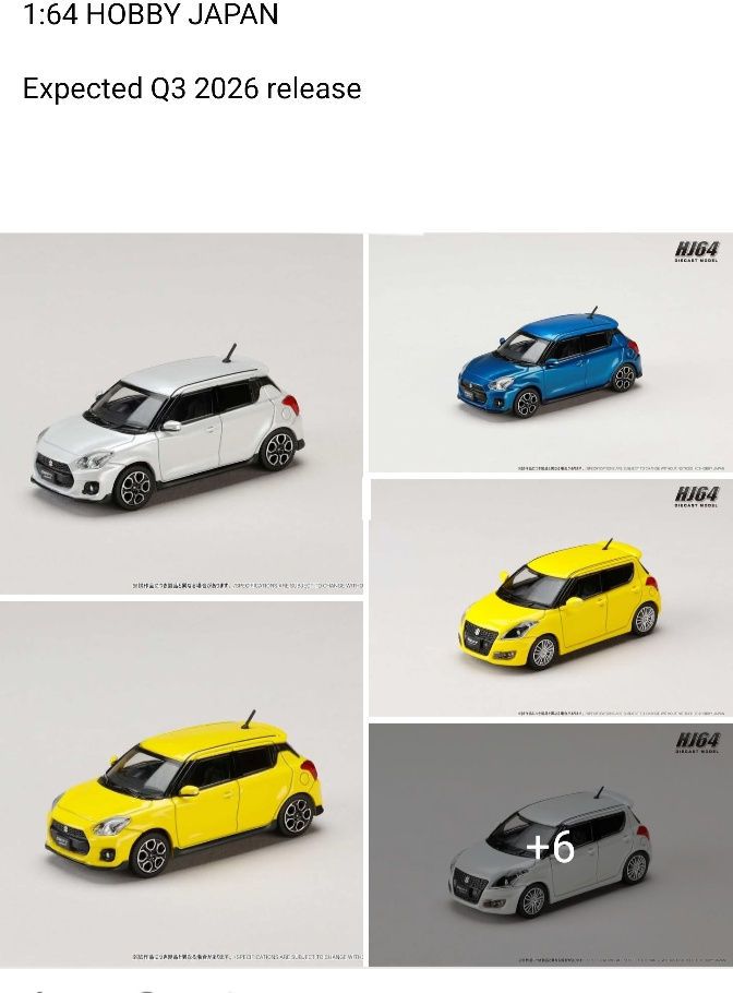 Hobby Japan 1/43 scale Swift Sport model car