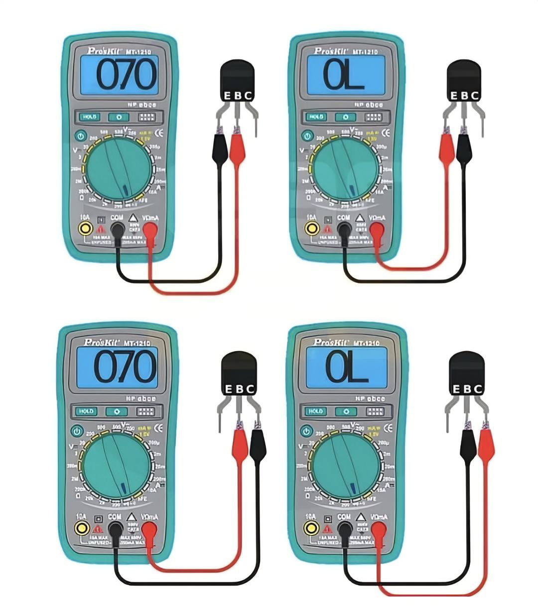 Multi Electrical & Electronic Projects | ⚡ Cómo Medir un Transistor EBC ...