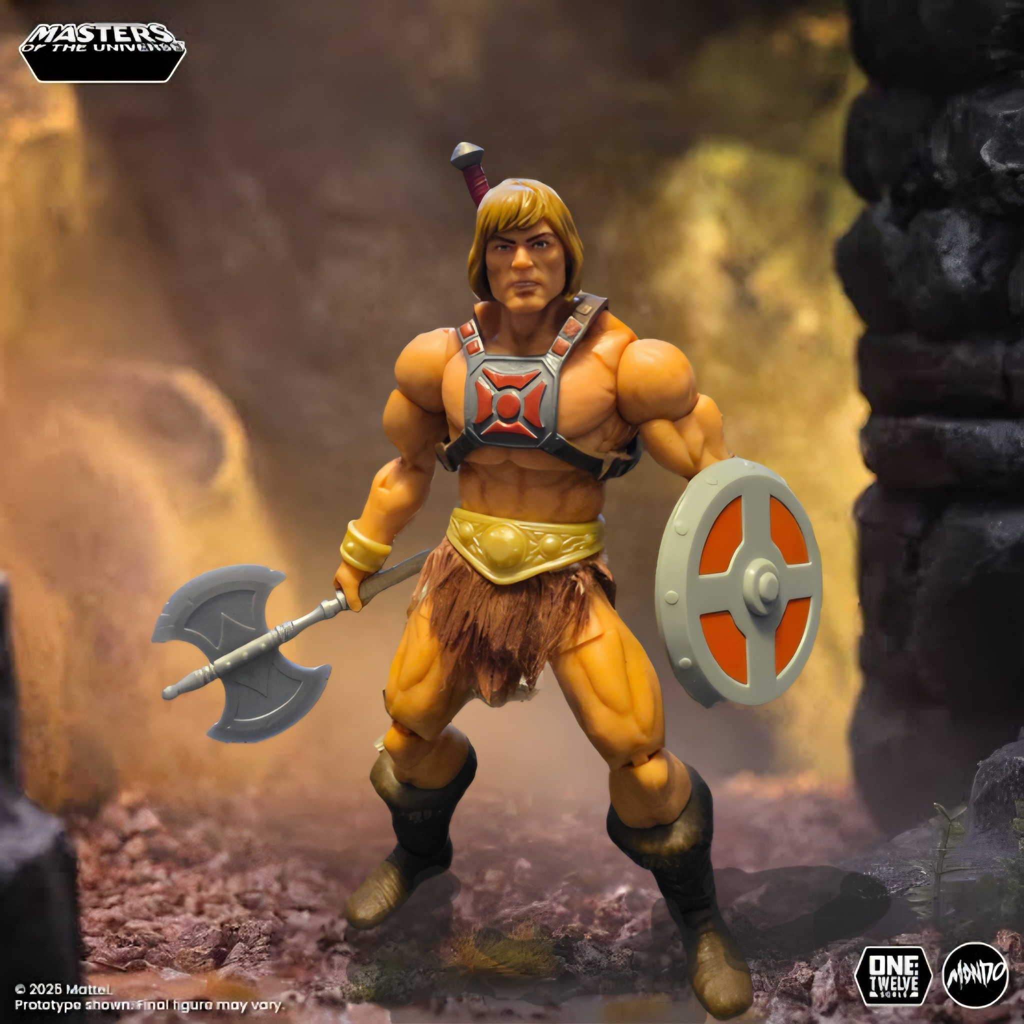Mondo 1/12 vs Masterverse He-Man figures