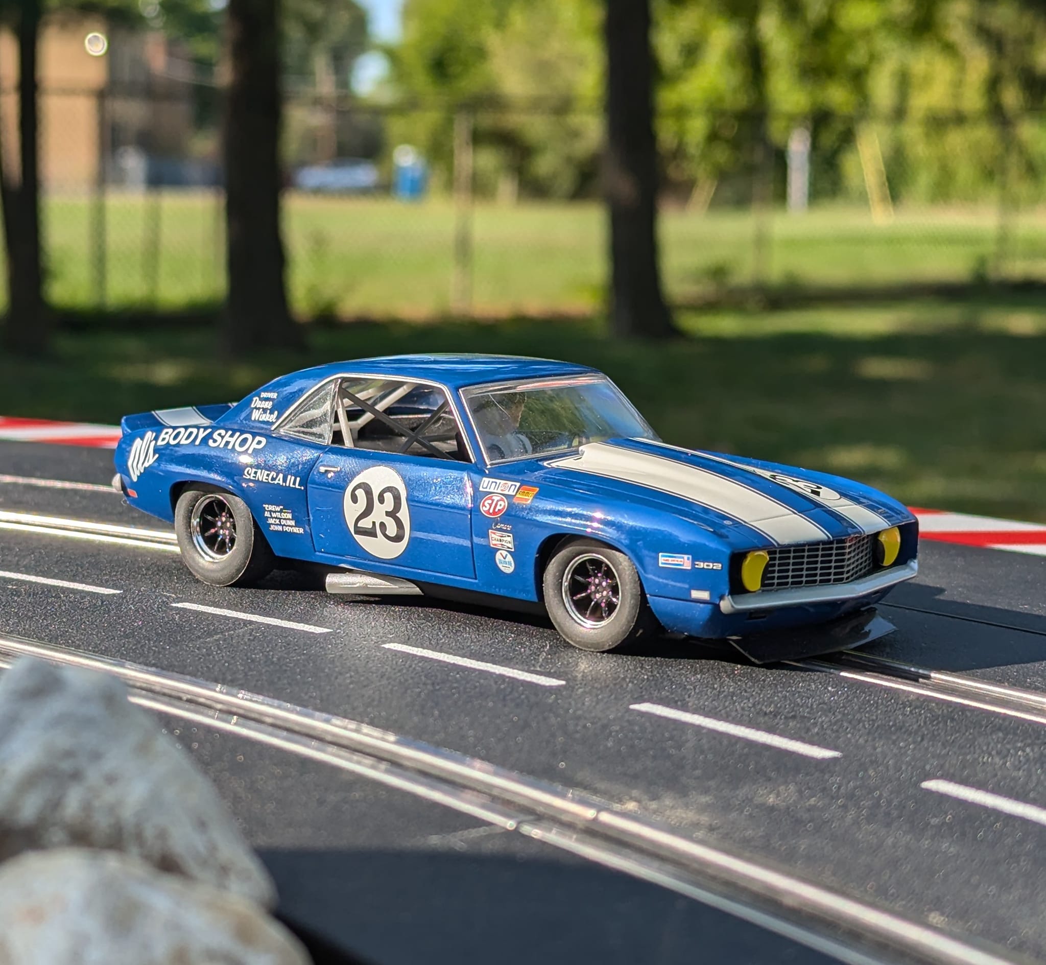 Scalextric trans am camaros set new lap times