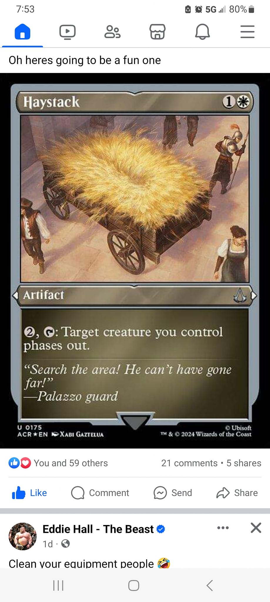 haystack mtg card [Secret Lair Drop Series] – Citadel (Treat it and anything attached to it as though they dont exist until your next turn.) Australian Magic: The Gathering Singles