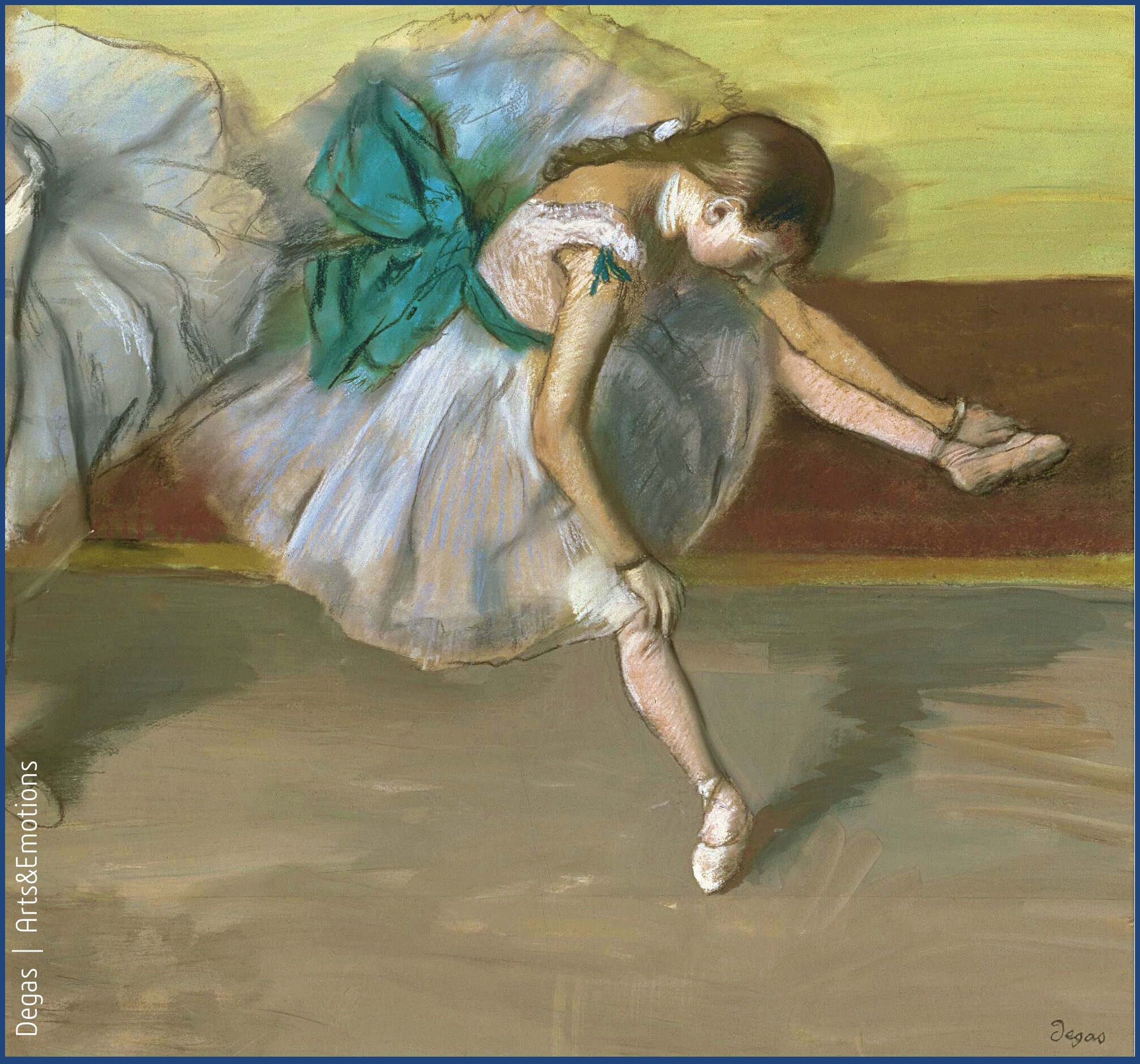 Edgar Degas Dancer Resting, 1880