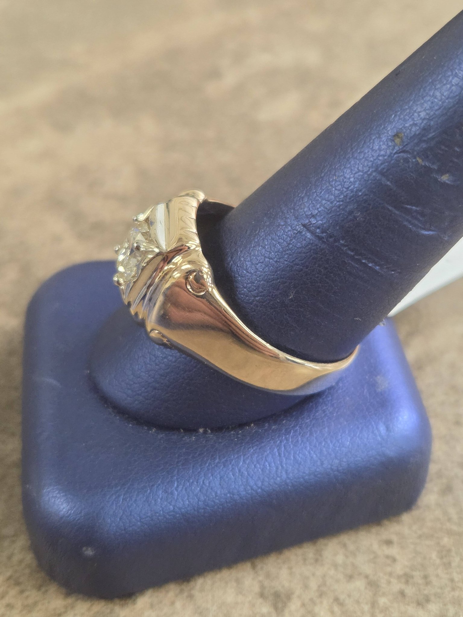 GTS ANILLO 1.5 KILATE DIAMANTE 14K 7.9GR SIZE 13.5 Pablo Cruz 