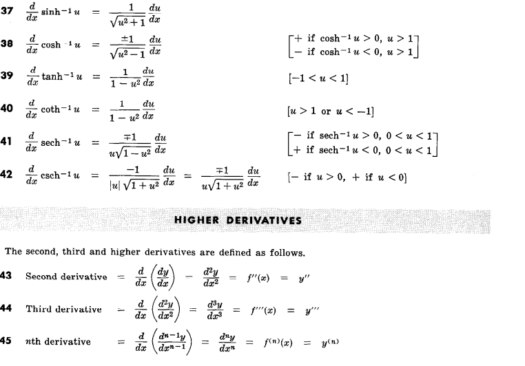 Calculus And... - Calculus And Mathematics Formulas
