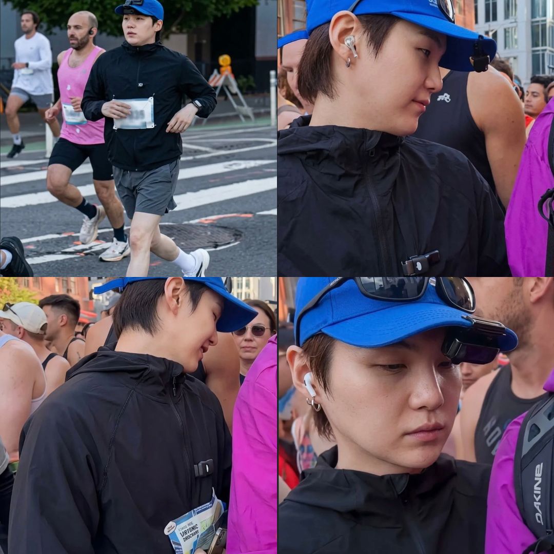 SUGA of BTS ran a 12K marathon on Sunday (May 17), just hours