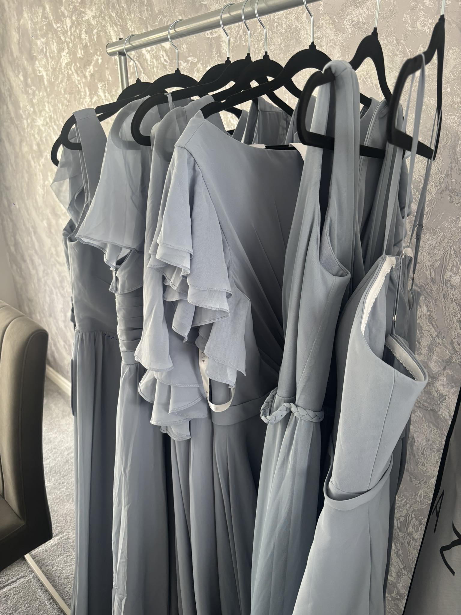 asda bridesmaid dresses at in blue or creme jewel-tone-fb