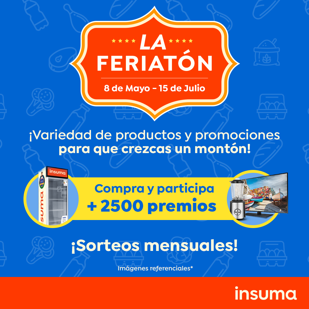 Insuma - ¡Ya empezó #LaFeriatón en insuma.com.pe! 🤩🎉 Promociones ...