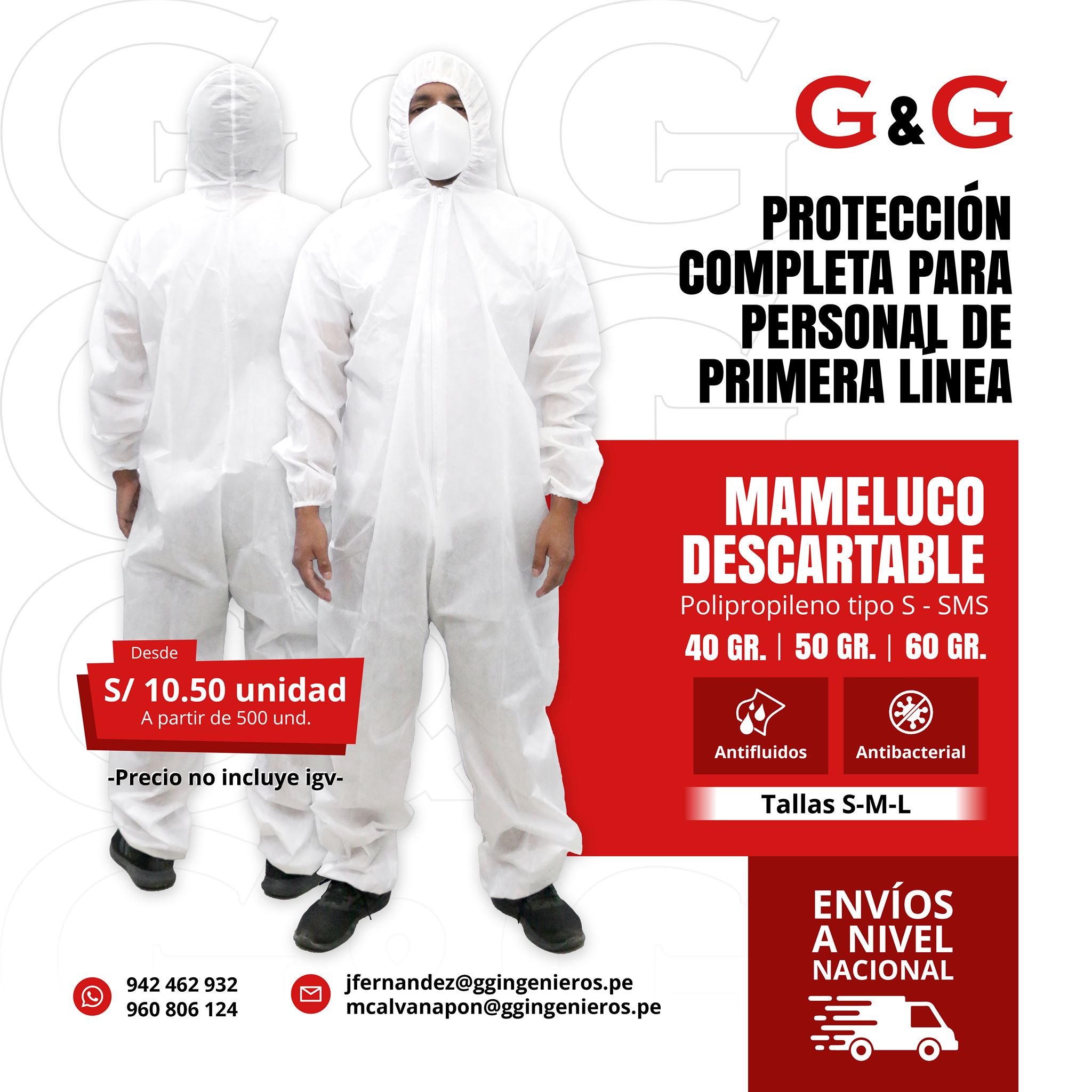 ¡Mantente seguro y protegido!... - G&G - Fabrica de Ropa | Facebook