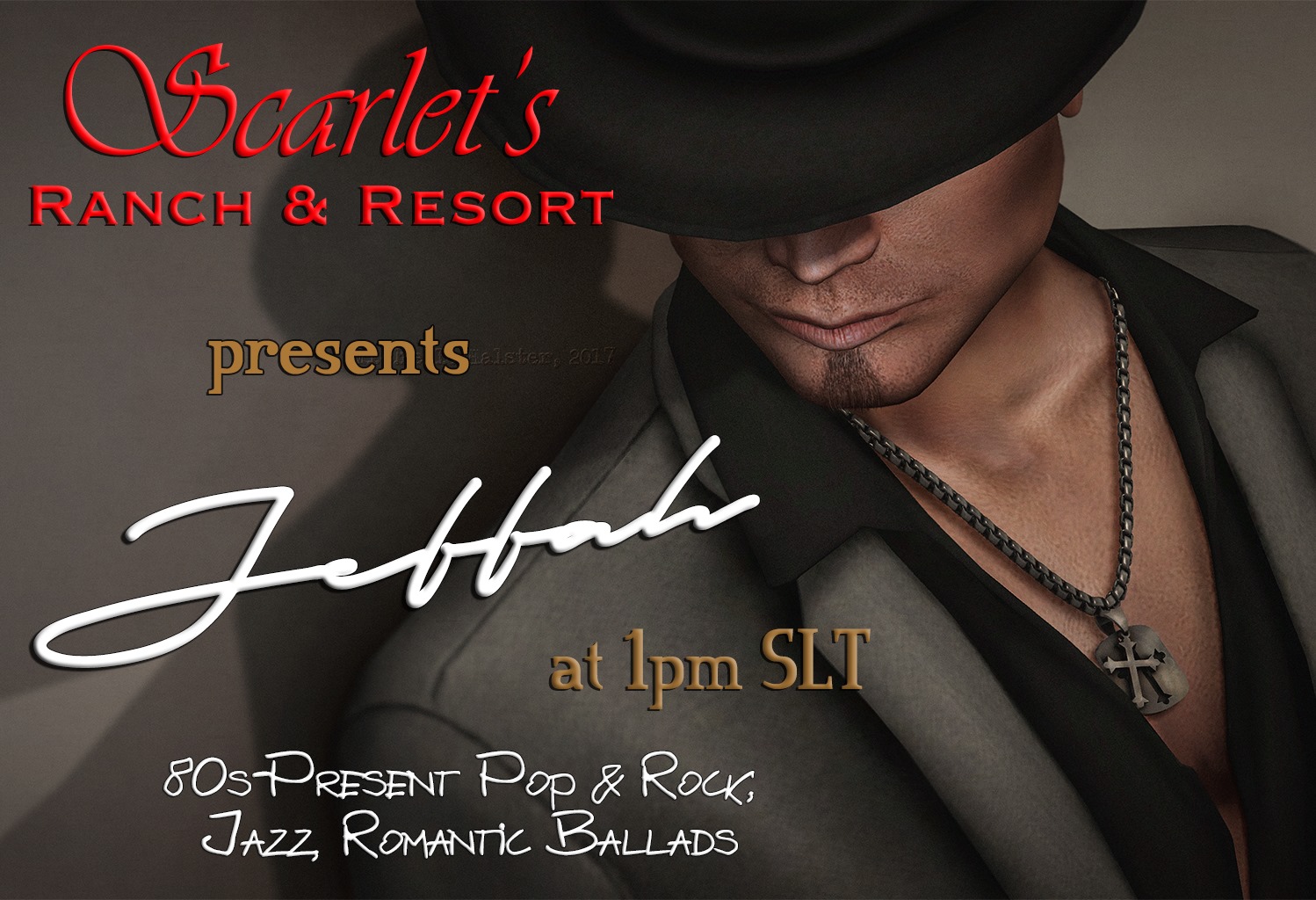 Jeffah - Good day, Jivers! My show today will be at SCARLET'S RANCH ...